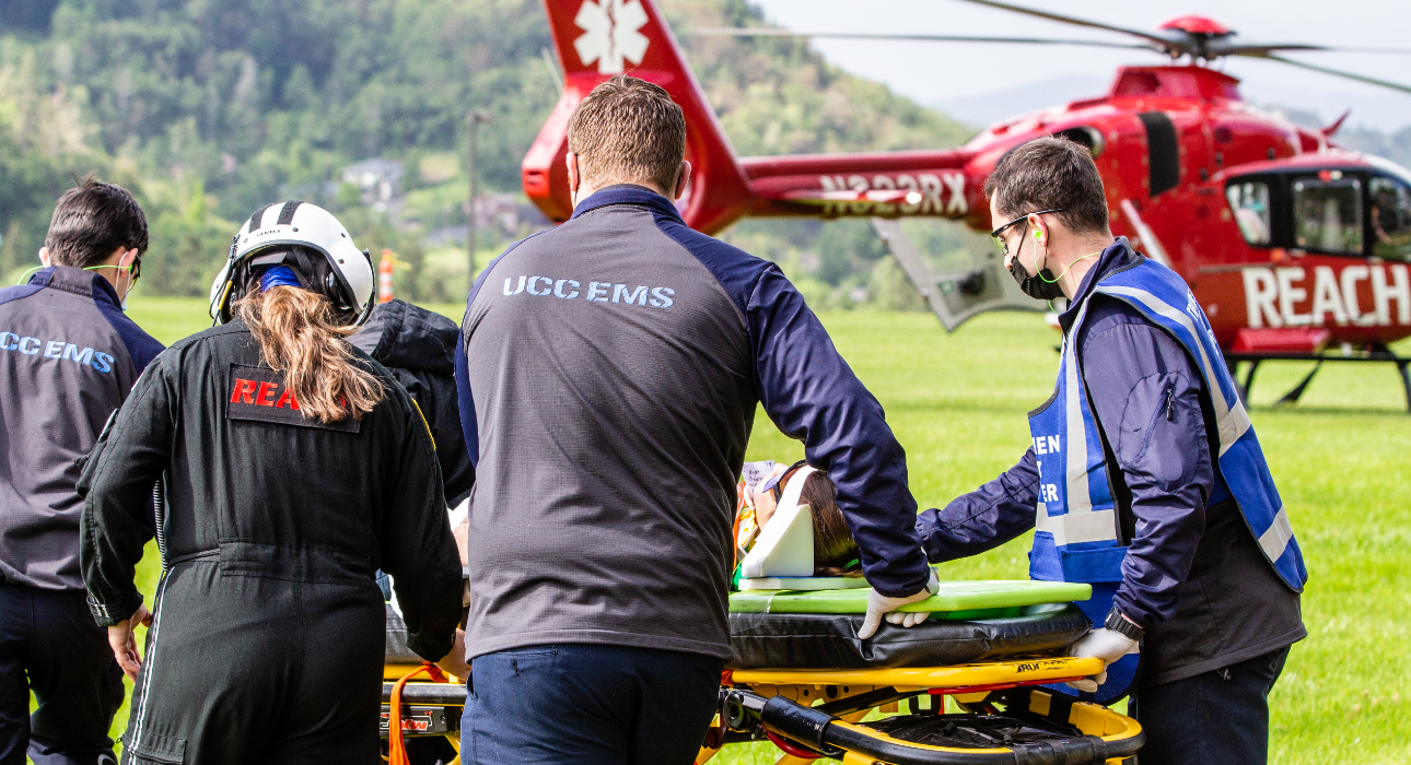 UCC Emergency Medical Students will be Conducting Reach Air Ambulance Training