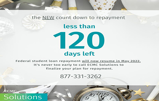 ECMC Loan Countdown Repayment Update 22
