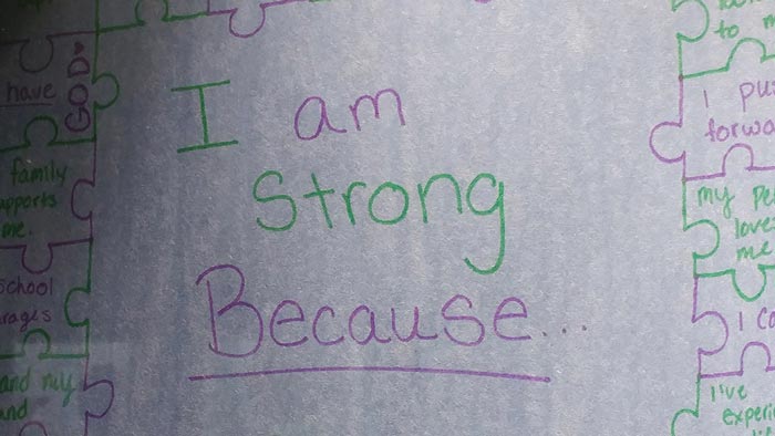 i am strong because