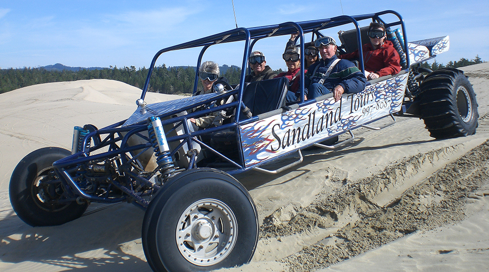 all terrain vehicle on the dunes