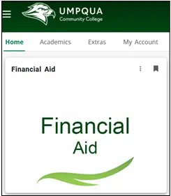 financial aid card