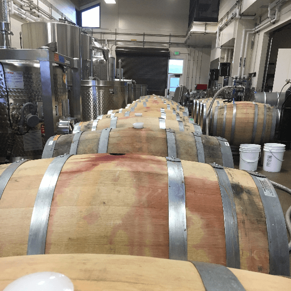 wine barrels
